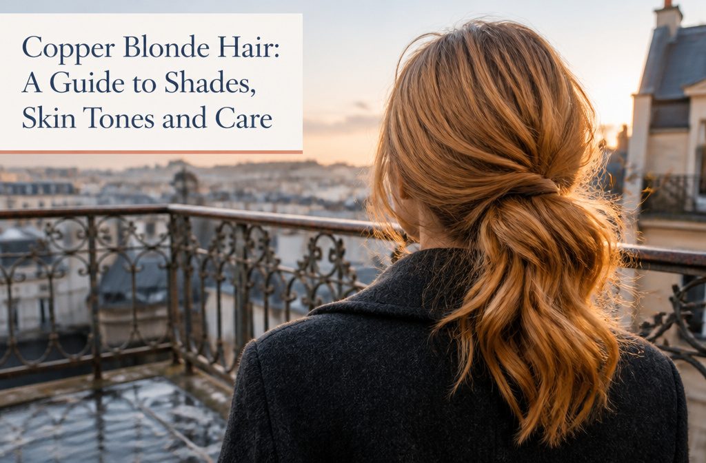 Copper blonde hair